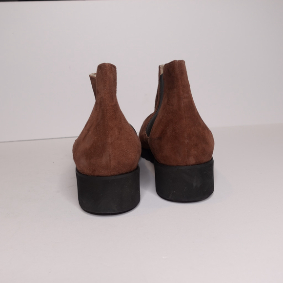 Amalfi by Rangoni Brown Suede Chelsea Boots Size 12M Made in Italy - Picture 6 of 7